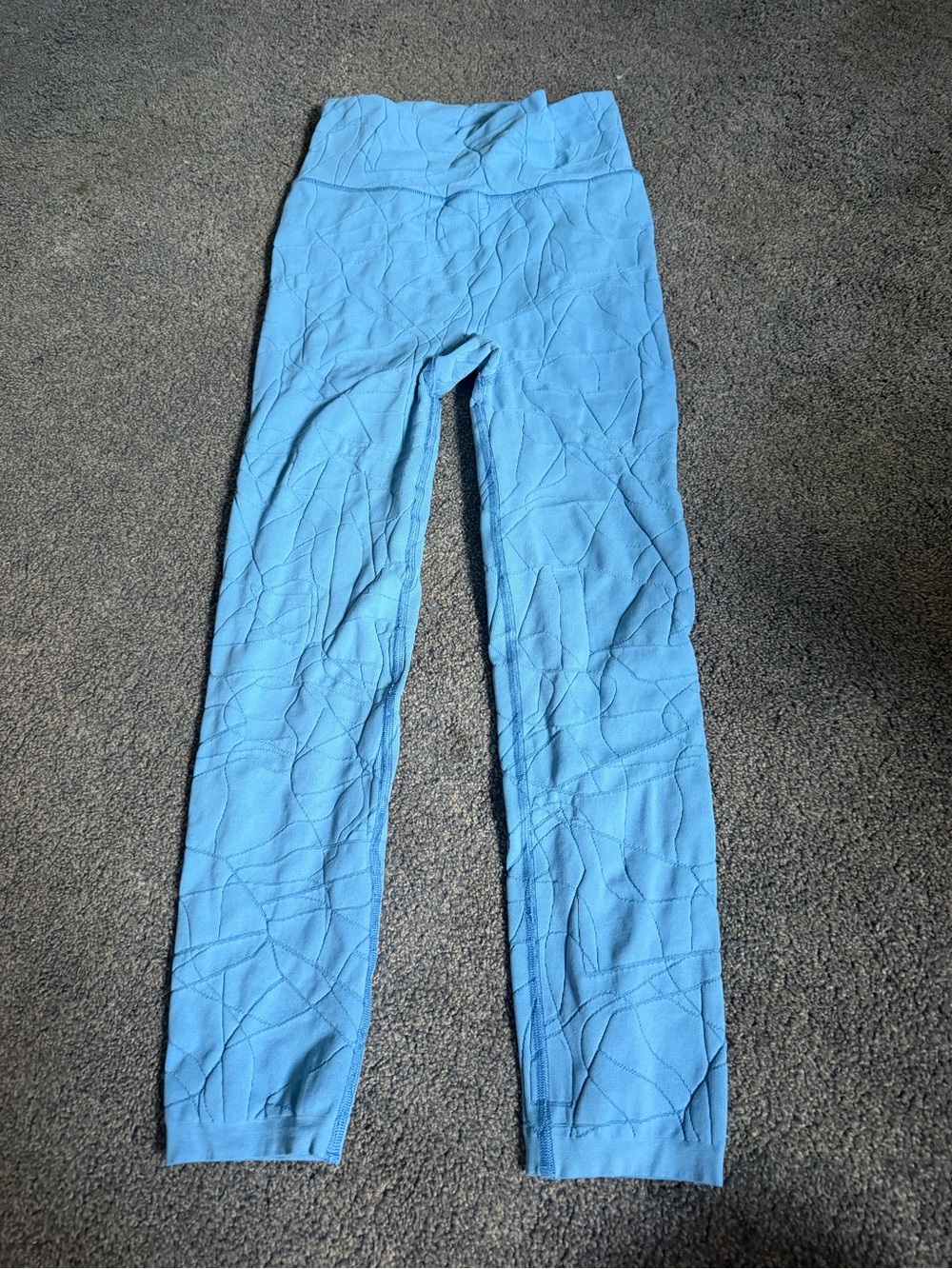 Sweaty Betty Blue Quilted Active Leggings